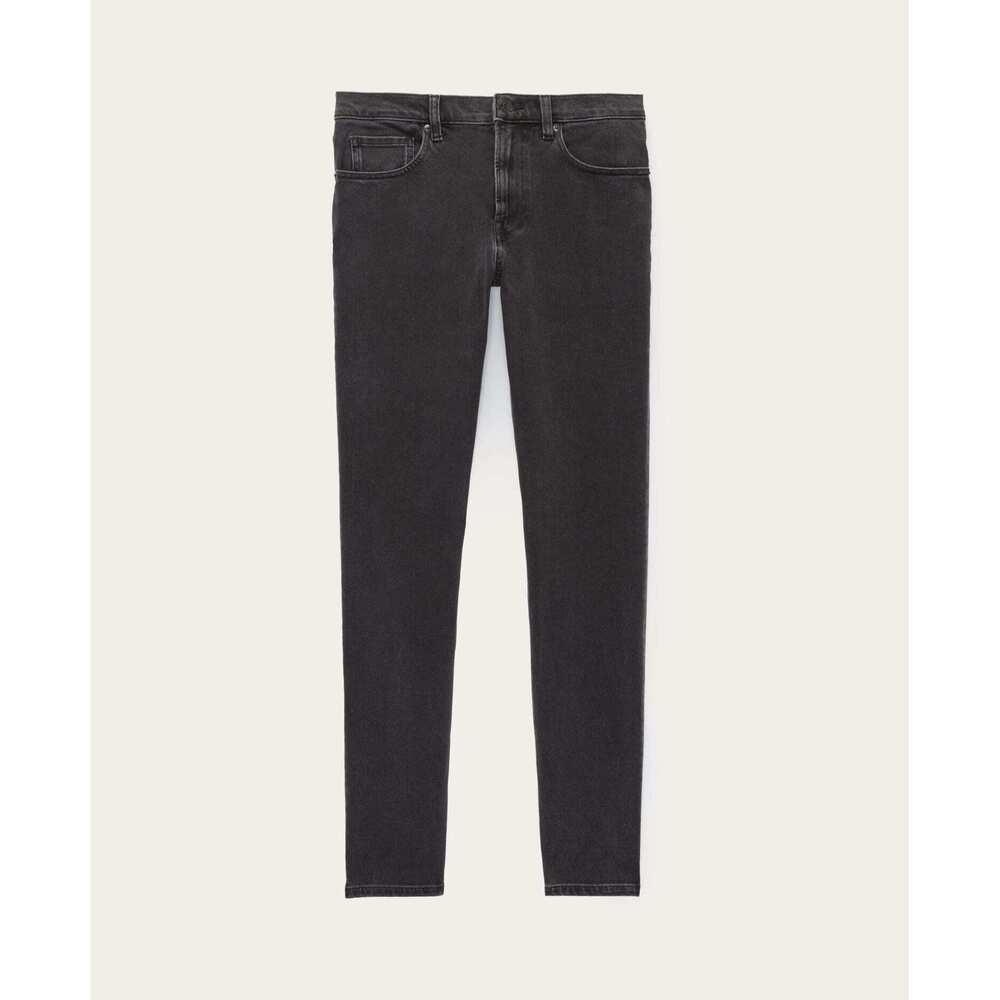 Everlane Men's Slim 4-Way Stretch Organic Jean | Uniform in Washed Black, Size …